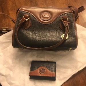 Vintage Dooney & Bourke handbag and wallet